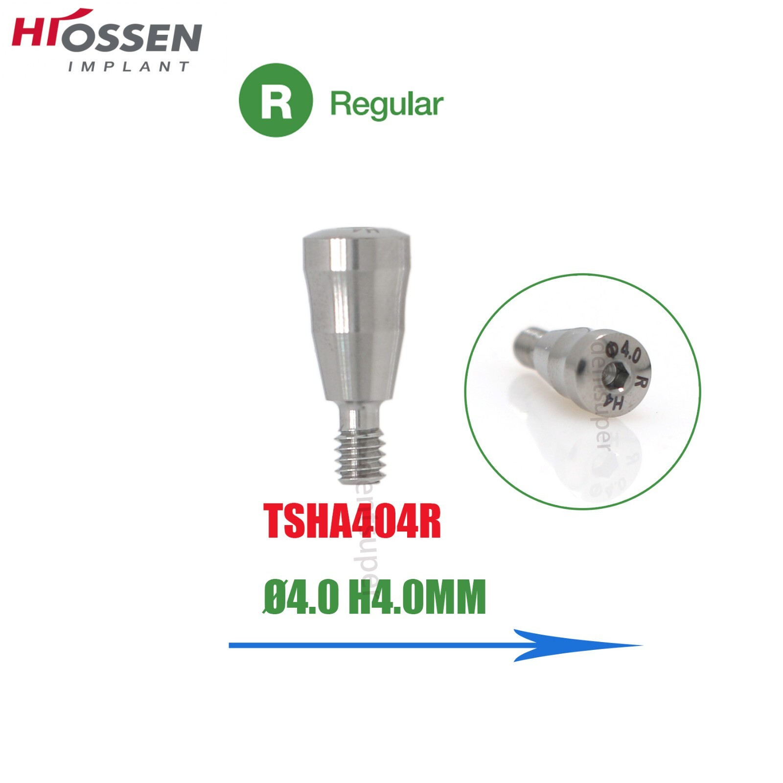 US Dental Healing Abutment Cap Driver Mini Regular Platform Fit Osstem & Hiossen