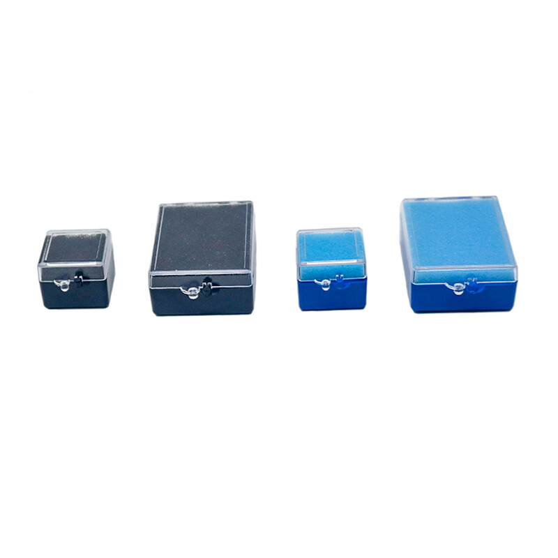 50pcs Denture Sponge Case Dental Foam Crown Box with 1 inch 2 inch