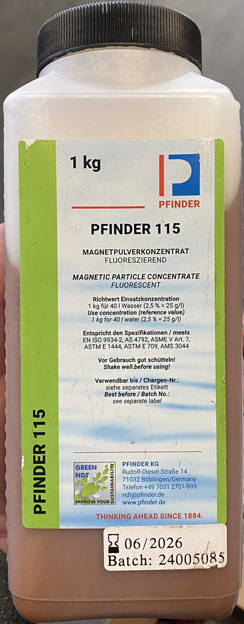 Pfinder 115 Magnetic Particle Concentrate. 1 Kg