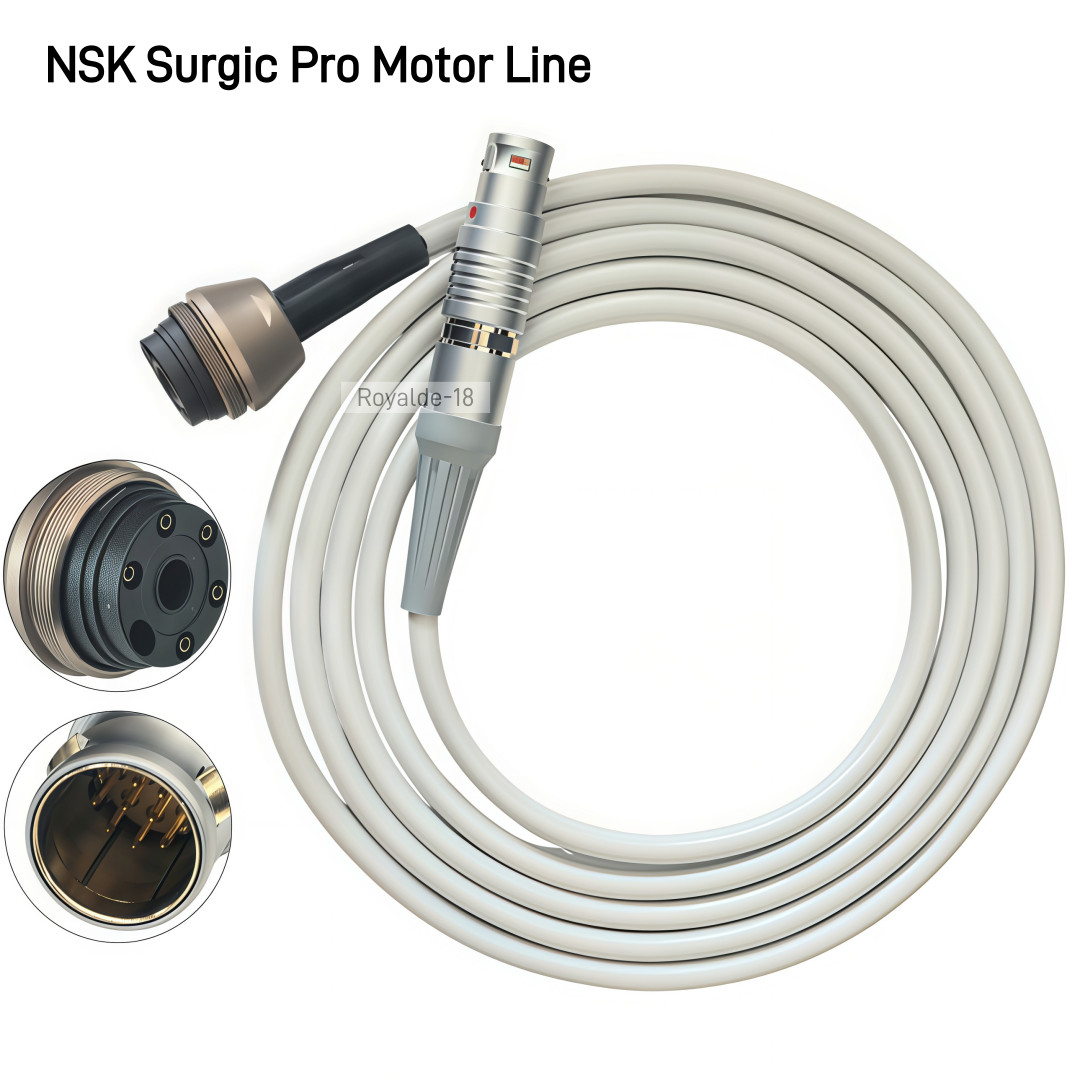 Dental Implan Motor Cable Motor Line Replacement Tube Fits DEN/W&H/KAVO/NSK