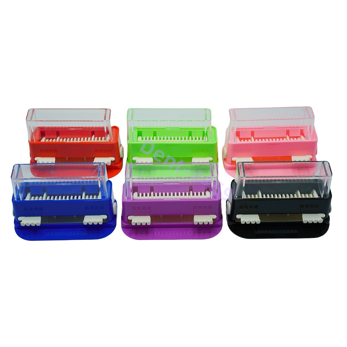 Dental Microbrush Applicator Dispenser Box Storage Holder Dentist Organizer Tool