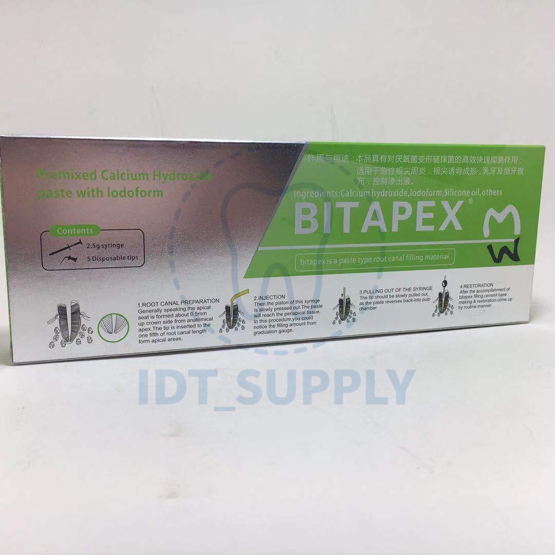 Dental Calcium Hydroxide Iodoform Paste 2.5g Root Canal Filling Antibacterial
