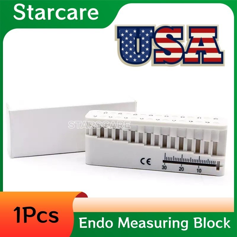 Dental Endo Measuring Block Endodontic File Holder Ruler Autoclavable Tool USA
