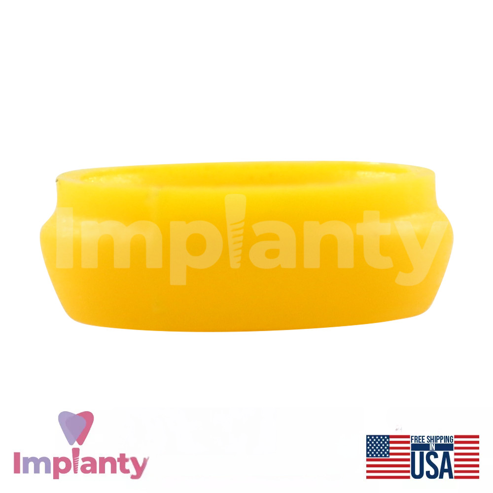 1x Dental Straight Lock Attachment Extra Soft Silicone Set Slim Platform 2.0mm