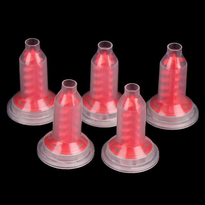 Dental DYNAMIC Penta MIXING TIPS pack of 50 Pcs RED