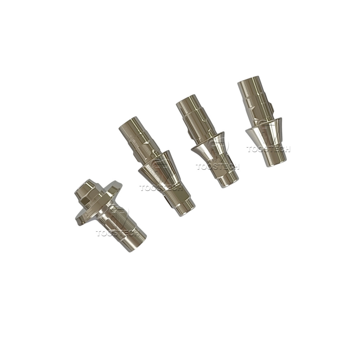 6pcs Ti Straight Base Variobase Abutment fits to Straumann Bone Level RC NC SC