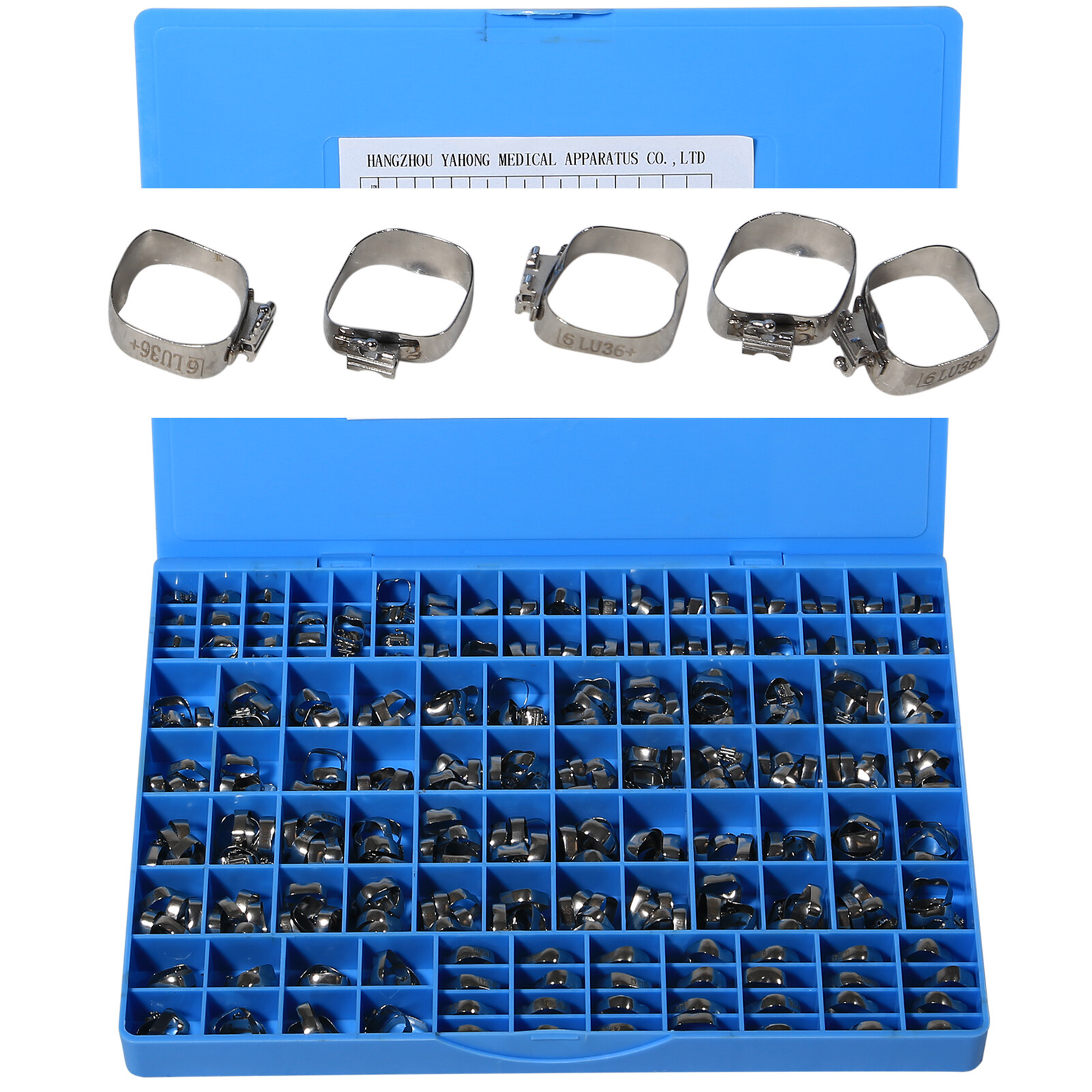 10 Sets Dental Prewelded Sgl Tube Roth.022 1st Molar with Bands Convertible CE