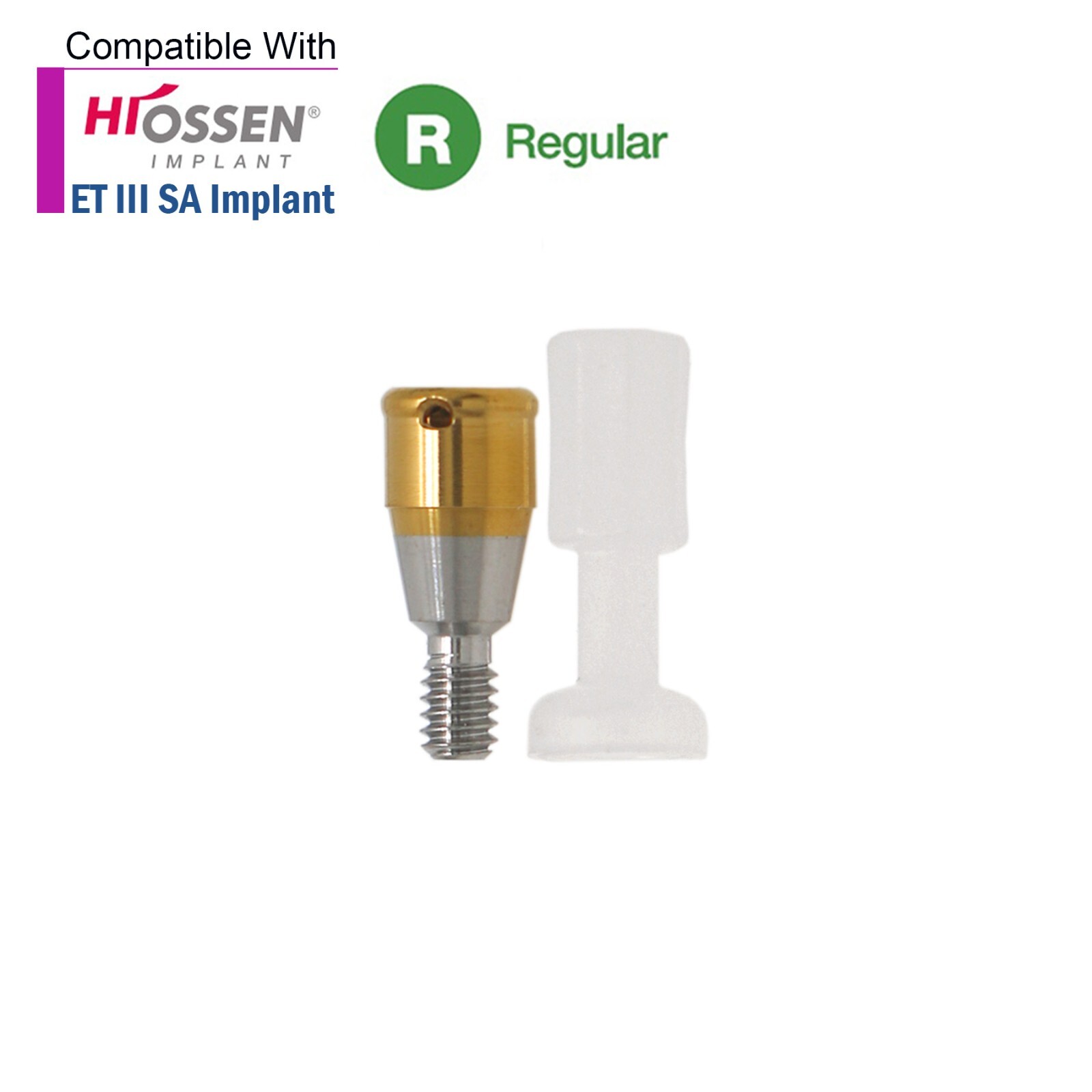 US OSS Overdenture Locator Abutment Male Cap fit HIOSSEN ET Mini/Regular