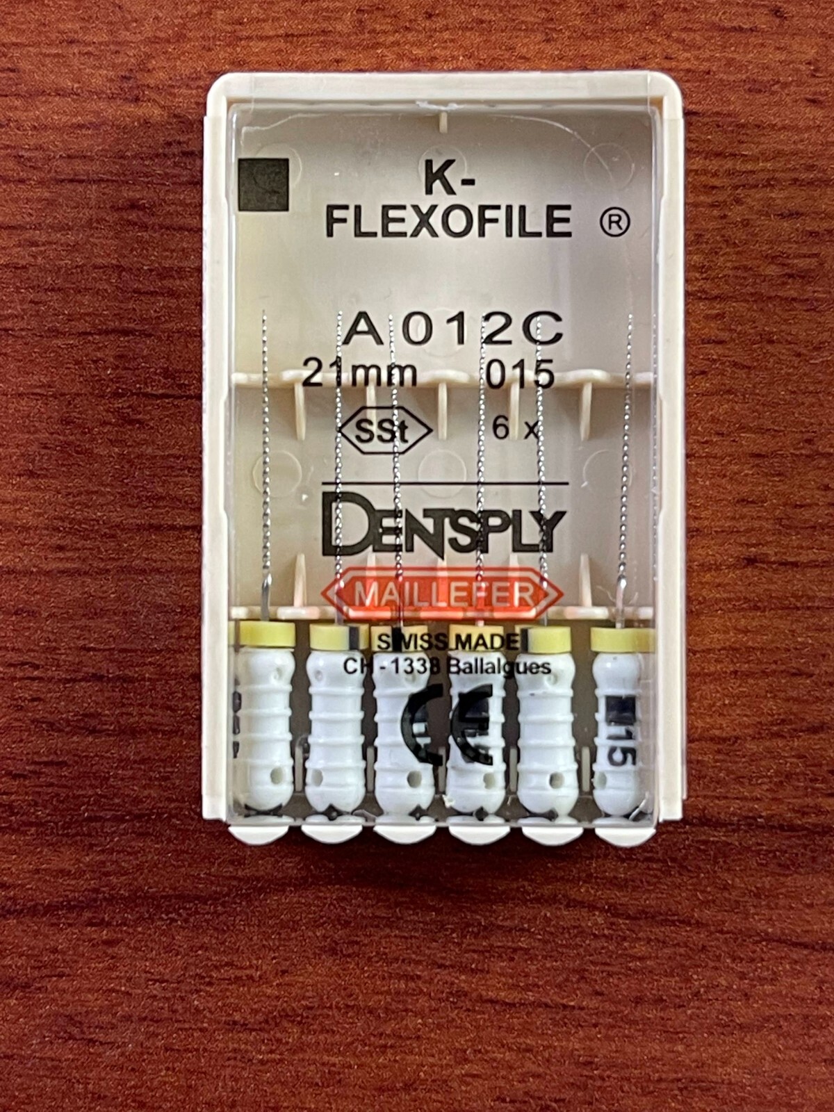 Dentsply Dental Flexo files 21mm stainless steel 6-files per blister