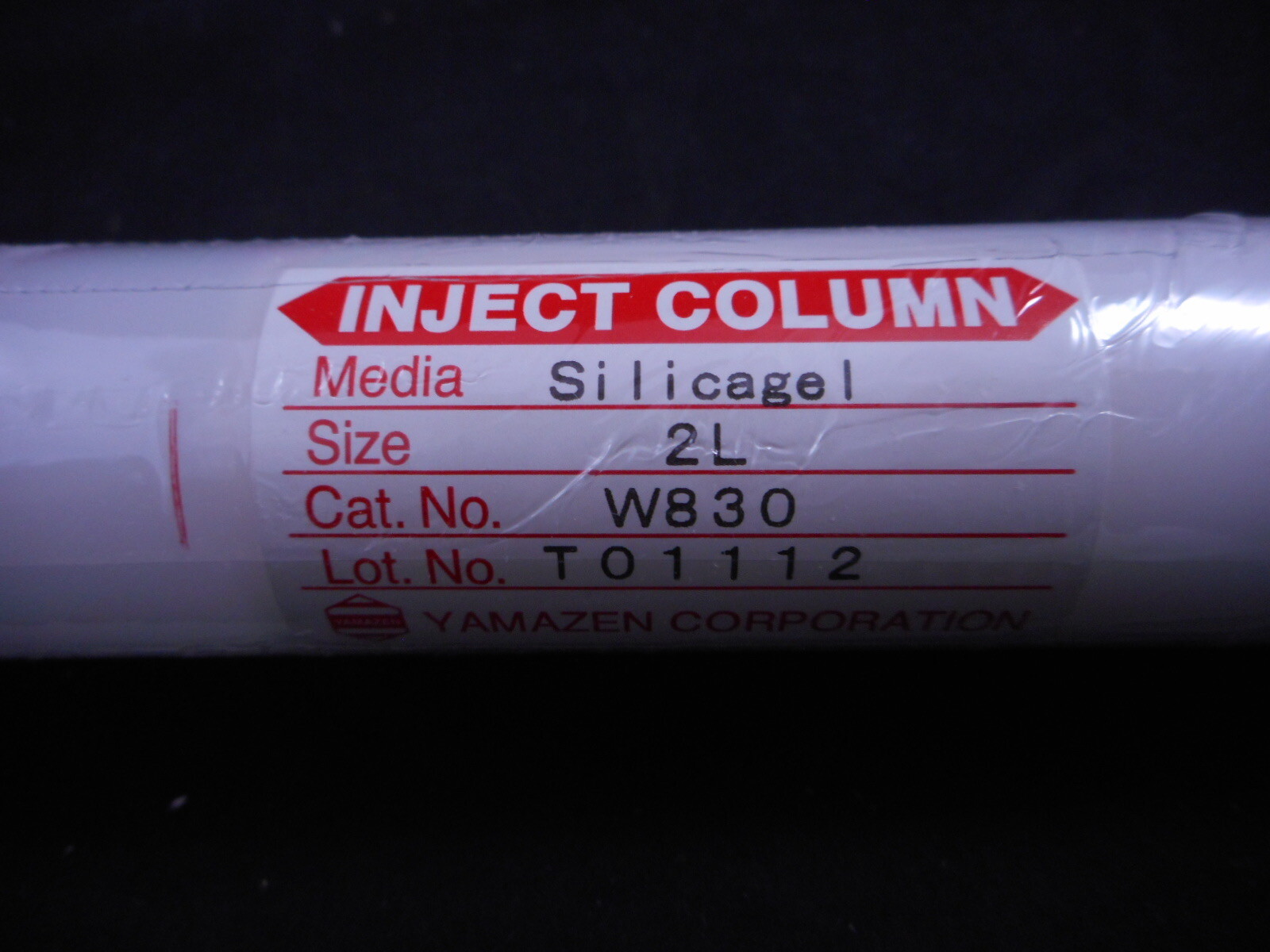 YAMAZEN CO. 2L Inject Chromatography Column Silica Gel W830 10/Pack
