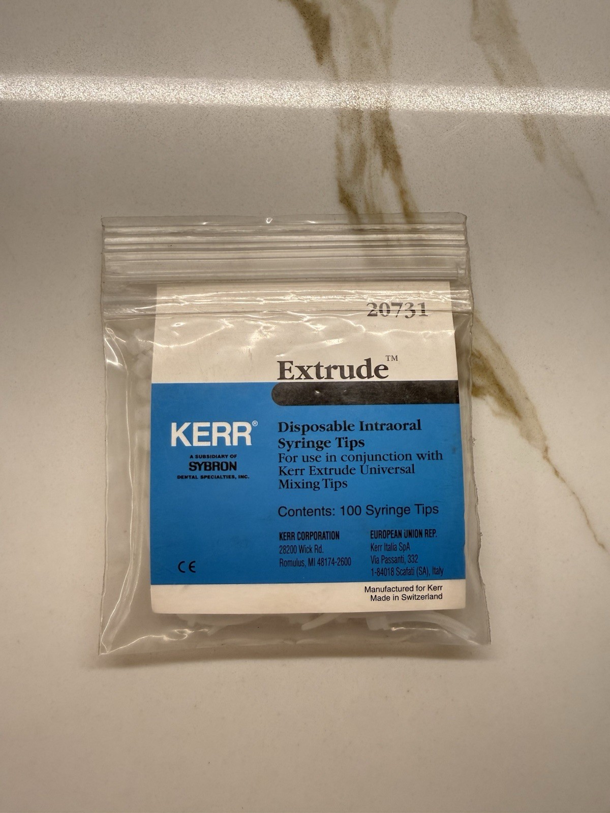 SYRINGE TIPS DISPOSABLE INTRAORAL KERR