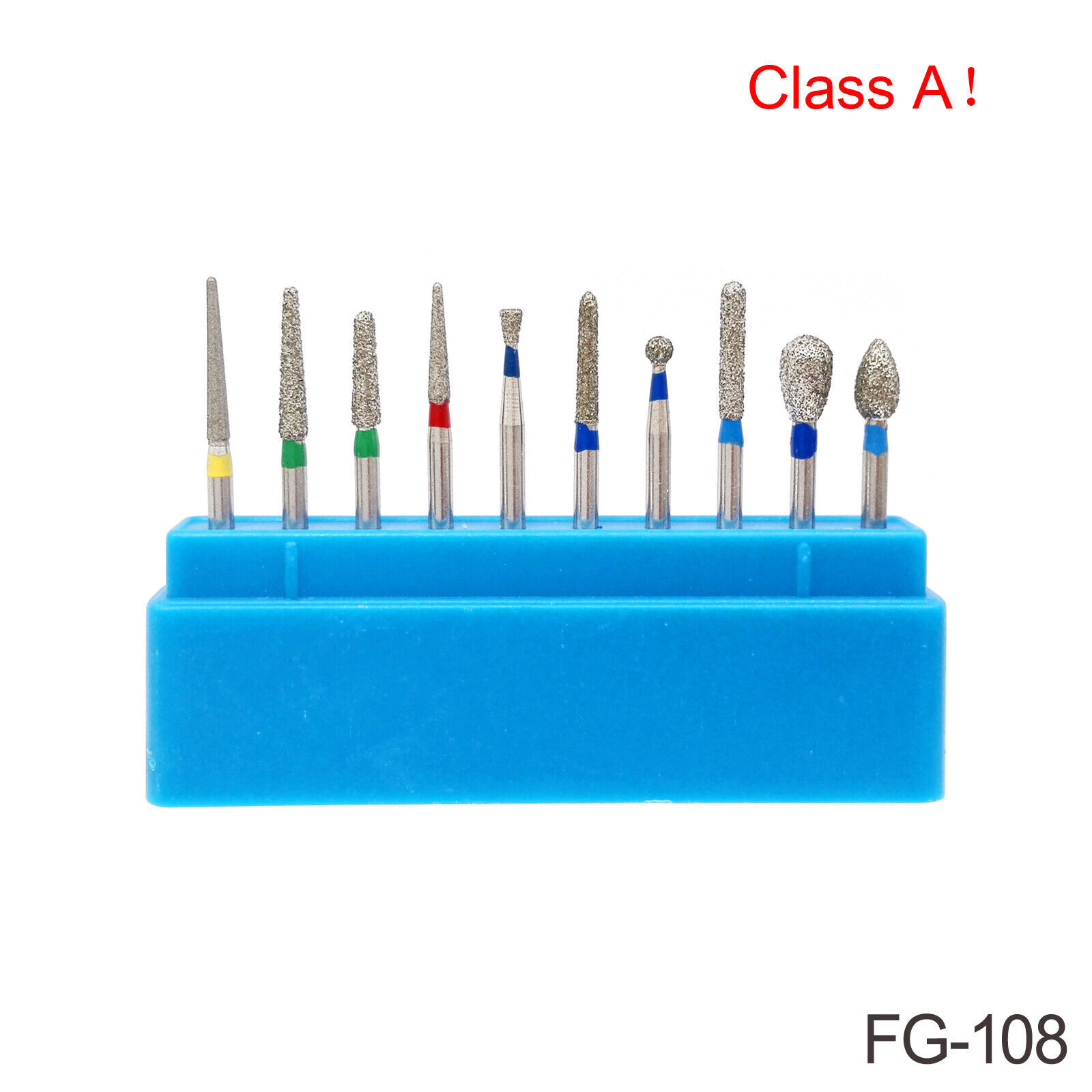 Dental Diamond Burs Drills FG Kit High Speed Handpiece 17 Types for Choice