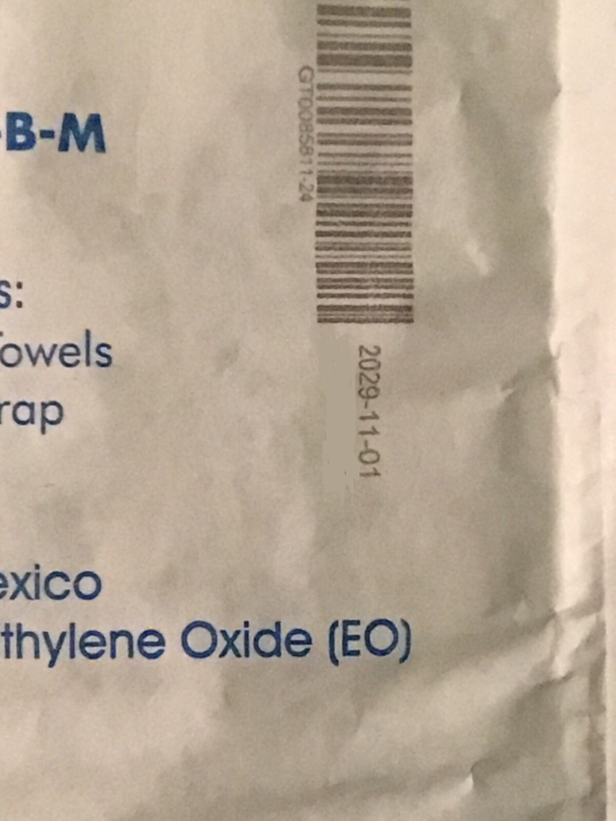 Sterile Disposabl TOWEL Set OR XRAY DETECTABLE Geo-med DT06-B-M Ex11/29