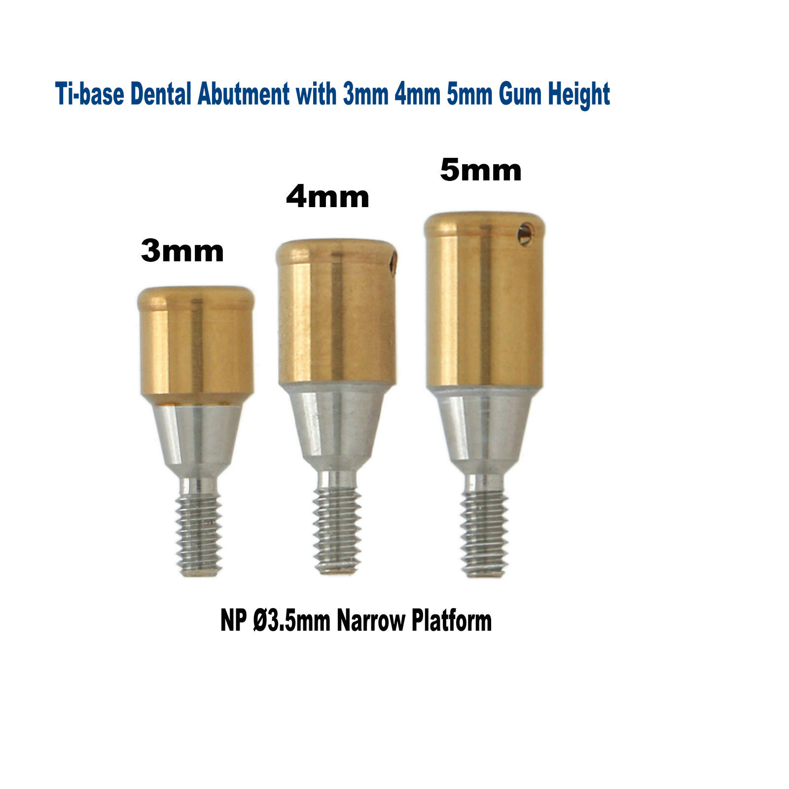 Dental Locator Attachment Abutment for Nobel Active/ITI/Zimmer/Hiossen/Straumann