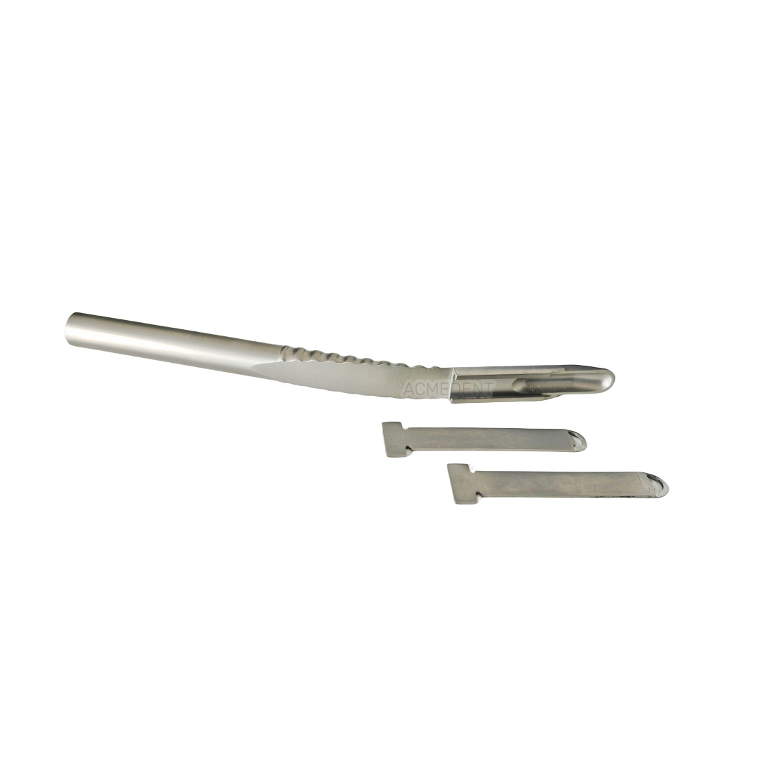 Dental Bone Scraper Curved Powder Harvest Collector Mixing Cup Bowl Scalpel