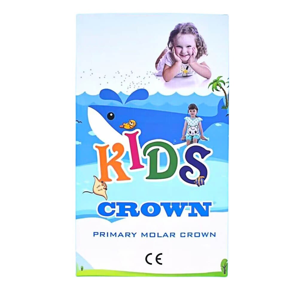 Dental SS Kid Primary Molar Teeth Temporary Crowns 1st 2nd Molar U/L L/R 5PCS/PK