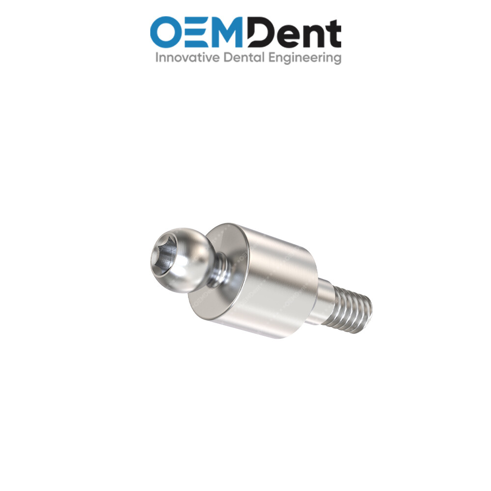 Straight Ball Attachment Slim Platform – AB Dent® Hexagon 2mm Compatible