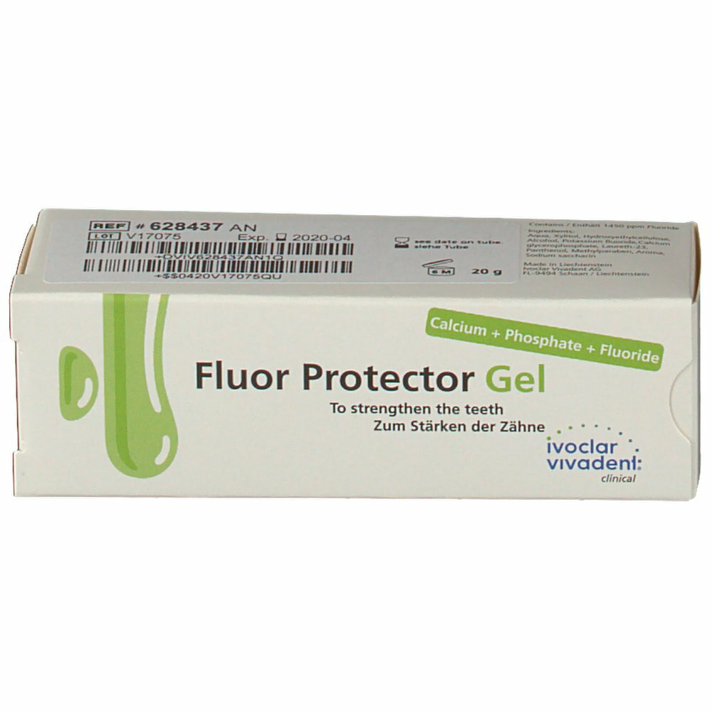 Ivoclar Vivadent Fluor Protector Gel Protect the Teeth Against Acid Attacks 50g