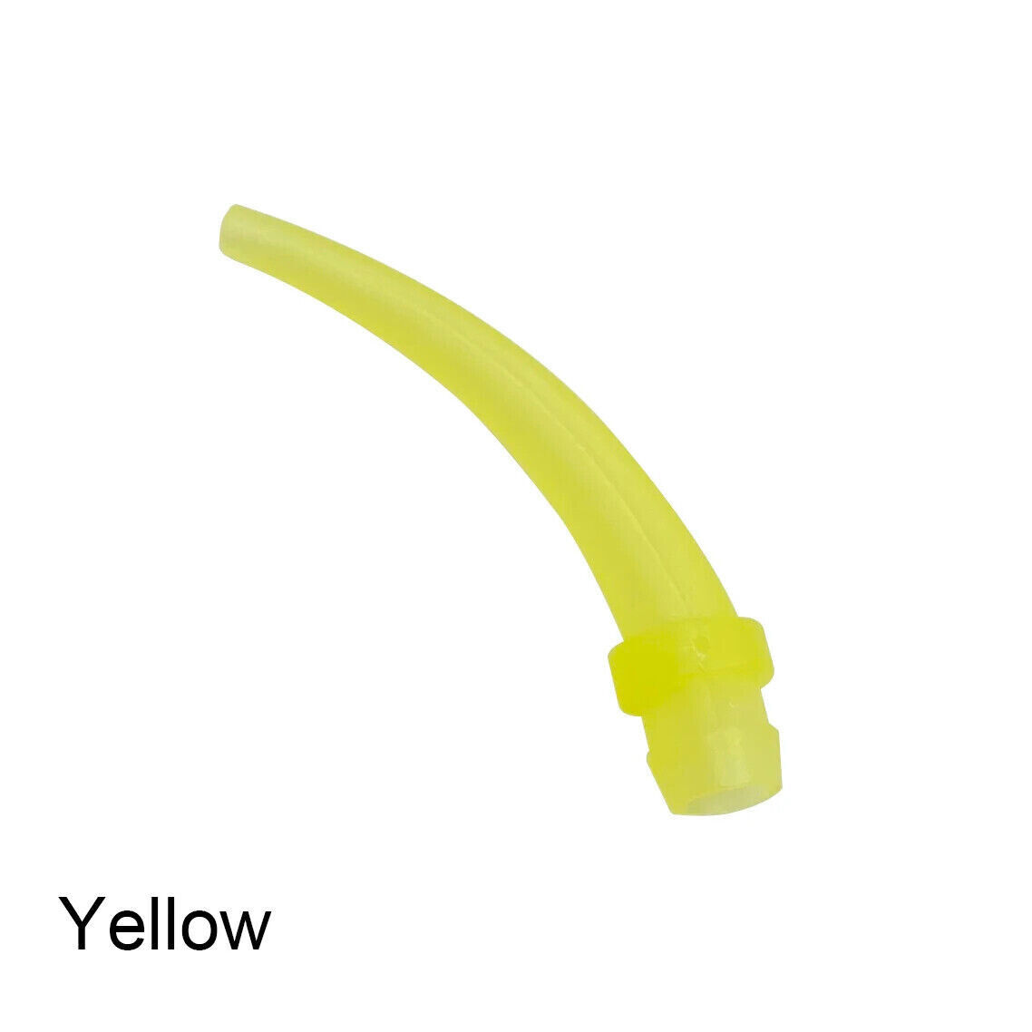 500Pcs Dental Disposable Impression Mixing Tips Intra Oral Syringe Yellow Nozzle