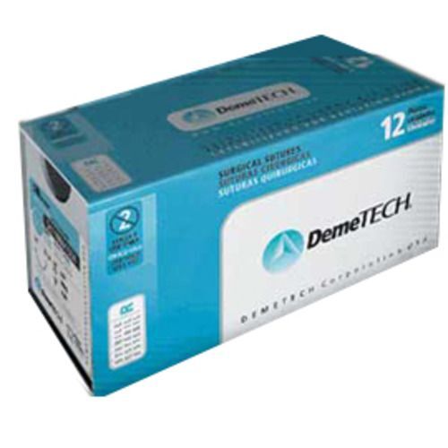 DemeSILK 3/0, 30″ Black Braided Suture, 12/Box