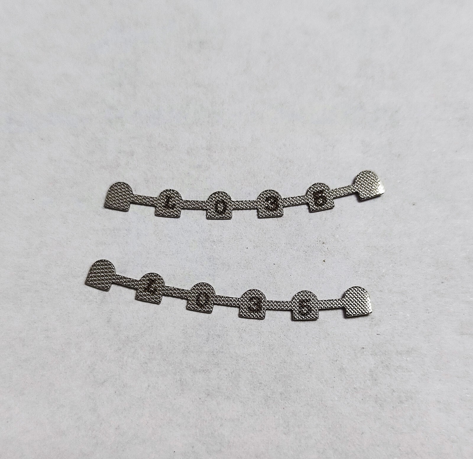 10 Packs 20Pcs Dental Lingual Retainer L#35 Mesh Base With Mark 2pcs/pack