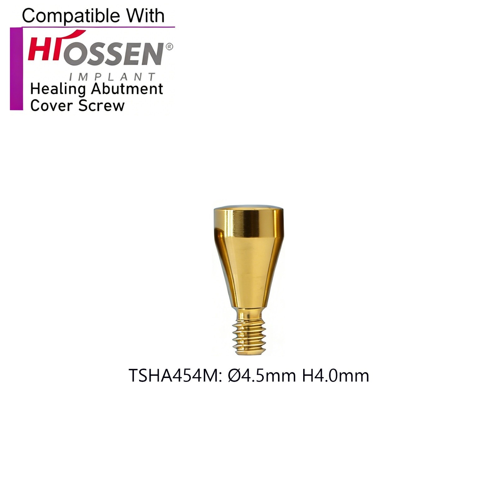 US 5Pcs Dental Healing Abutments Cover Screw Regular/Mini fit Osstem Hiossen