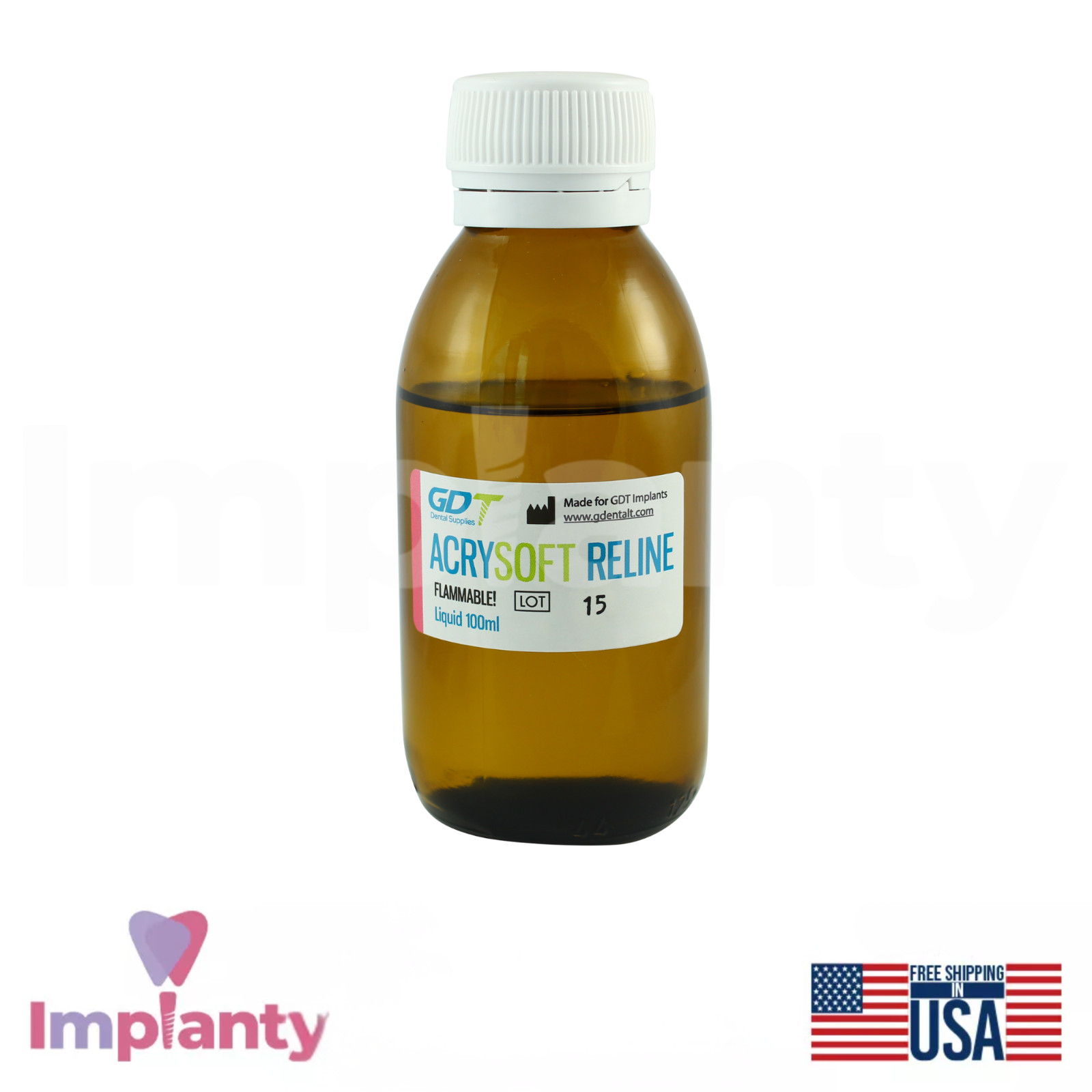 DSI Soft Liner DIY Denture Reline Tissue Conditioner Cushioning Renew Treatment