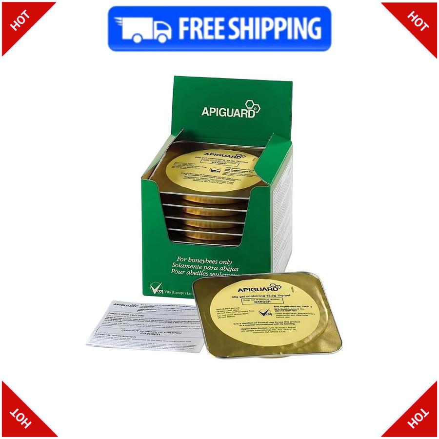 Apiguard ONE Box of Ten 50g Trays – Treatment for Bees