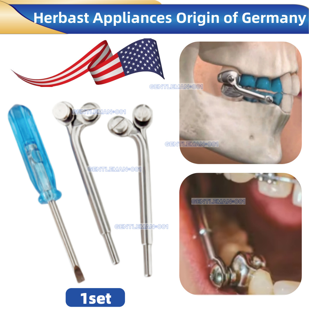 Dental Dentaurum Herbst Socket Screw Appliance Telescopic Orthodontic 1Set USA