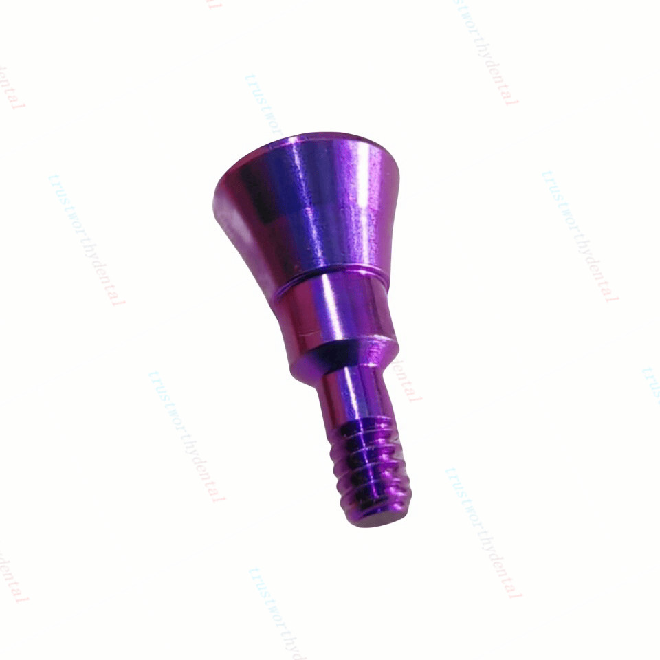 RC Dental Closure Screw RC Healing Cap Abutment Height 0/0.5mm Fits ITI Purple