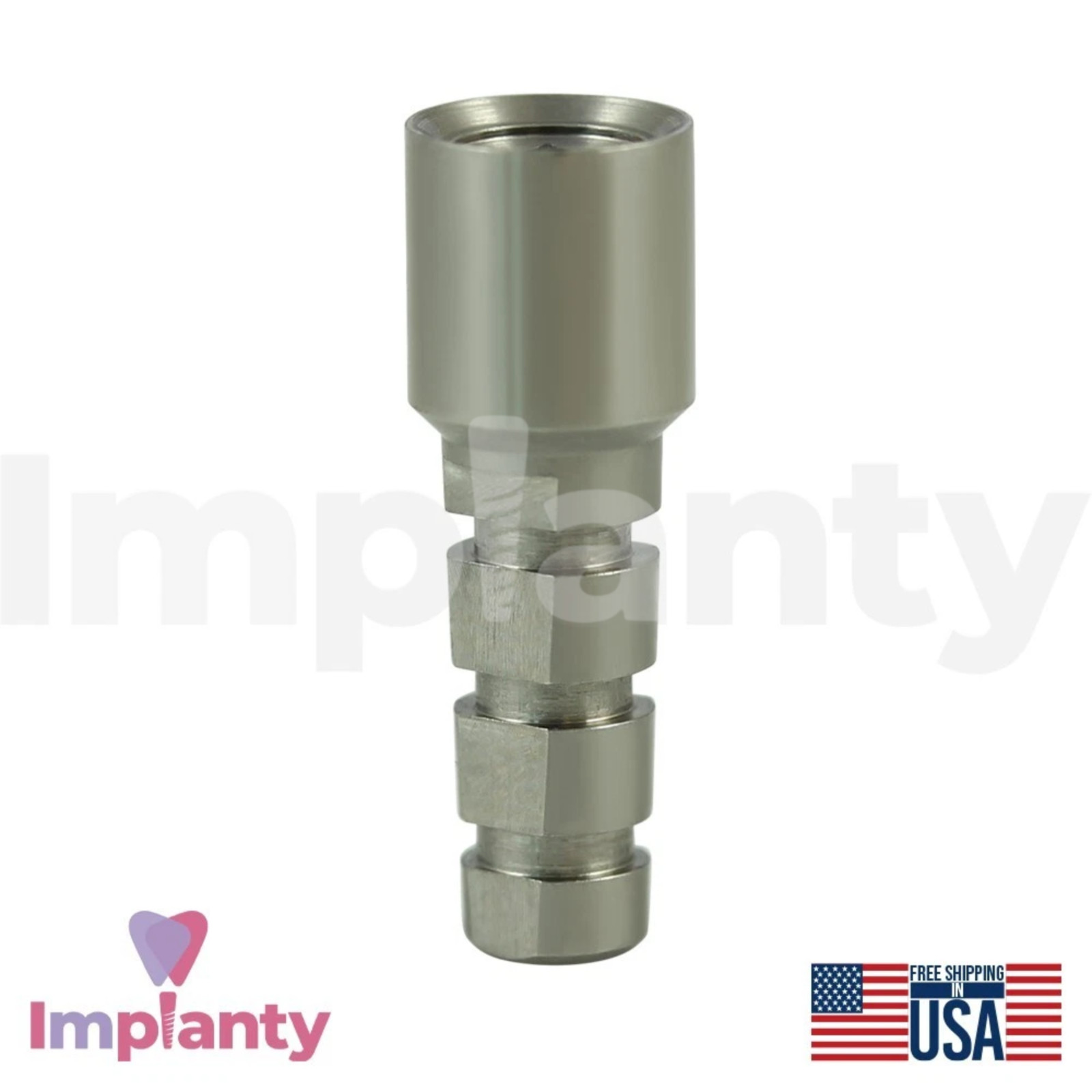 10x Zimmer Biomet Compatible Dental Fixture Analog 4.5mm Int Hex 2.5mm Replica