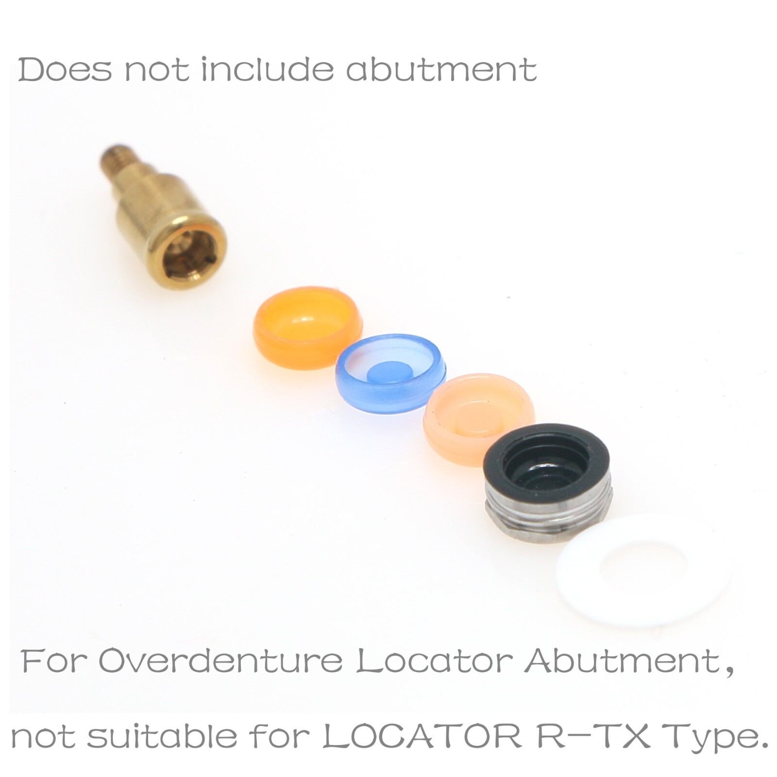 US Overdenture Locator Abutment Fits Hiossen/Nobel/Adin/Zimmer TSV/MIS Platform