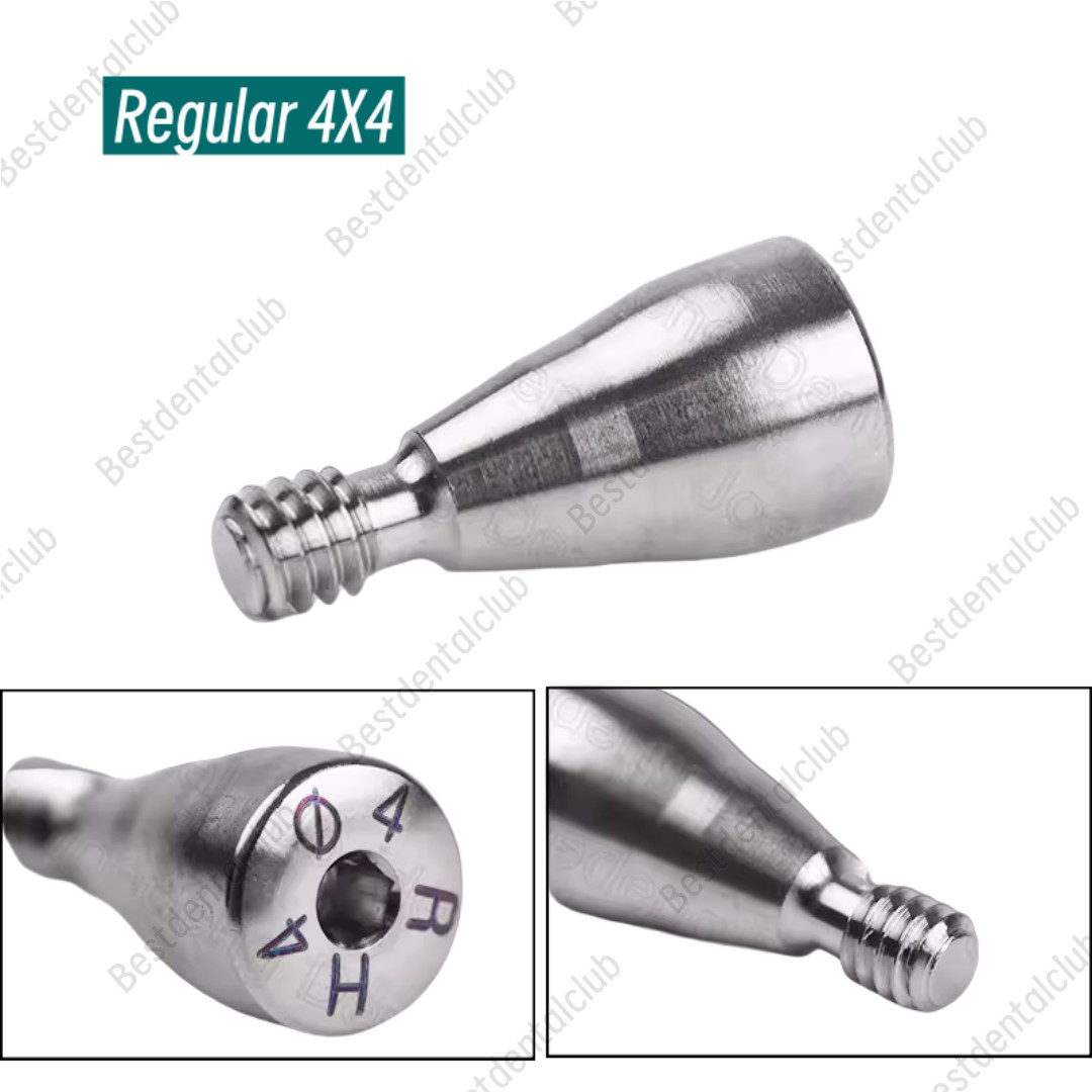 50Pcs Osstem Dental Caps Healing Abutment Cap Mini Regular Platform Fits Hiossen