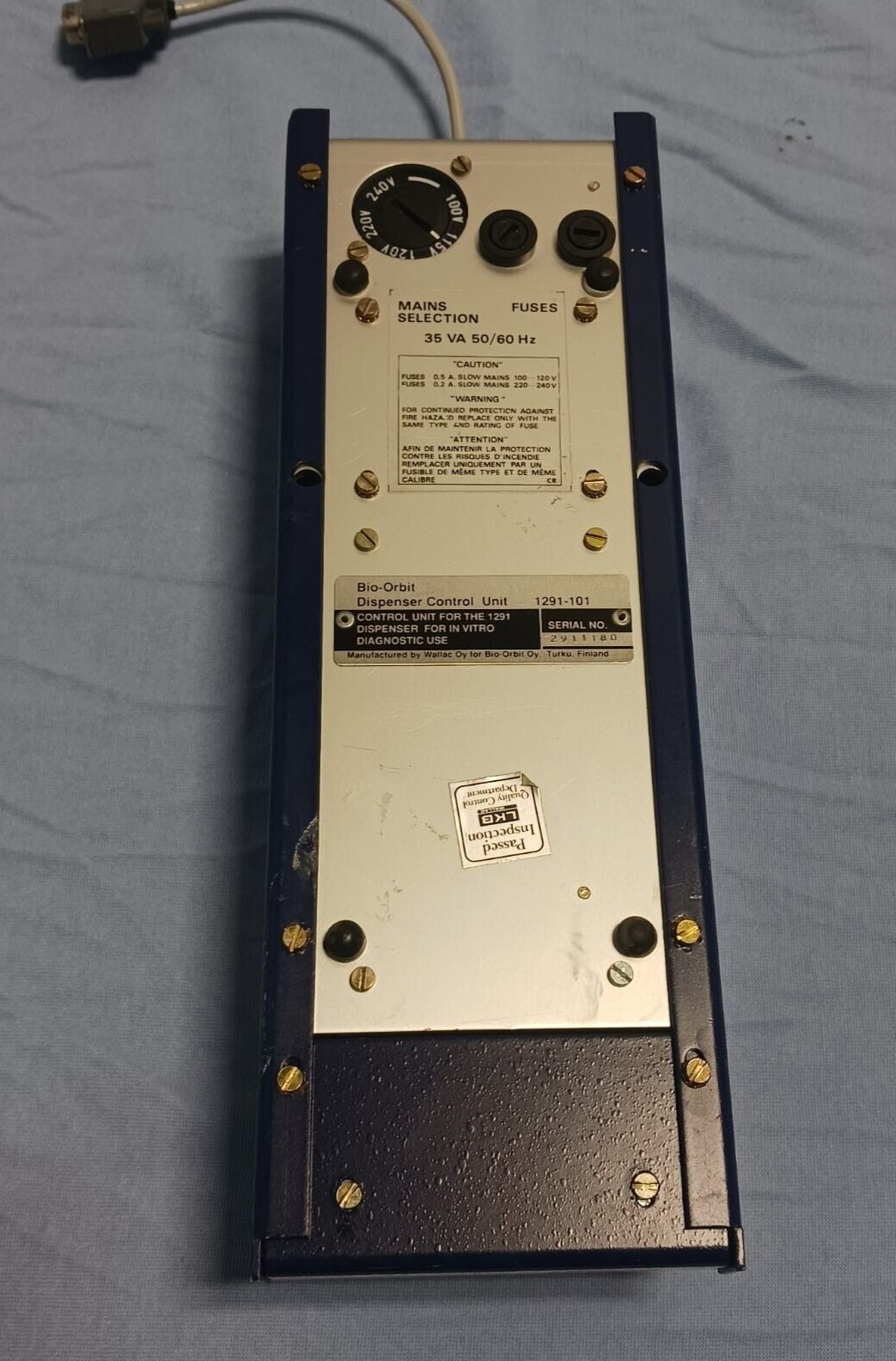 Bio-Orbit Dispenser Control Unit 1291-101