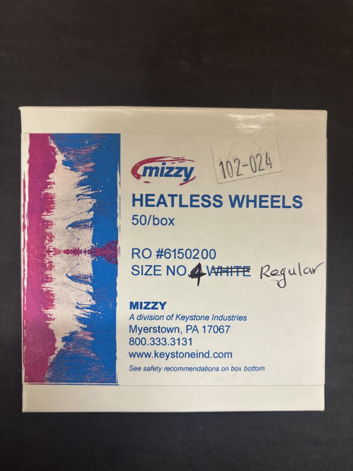 Heatless Wheel Regular #1, 2, 3, 4, 5, 6, 8, 15 (Mizzy) 50Pkg