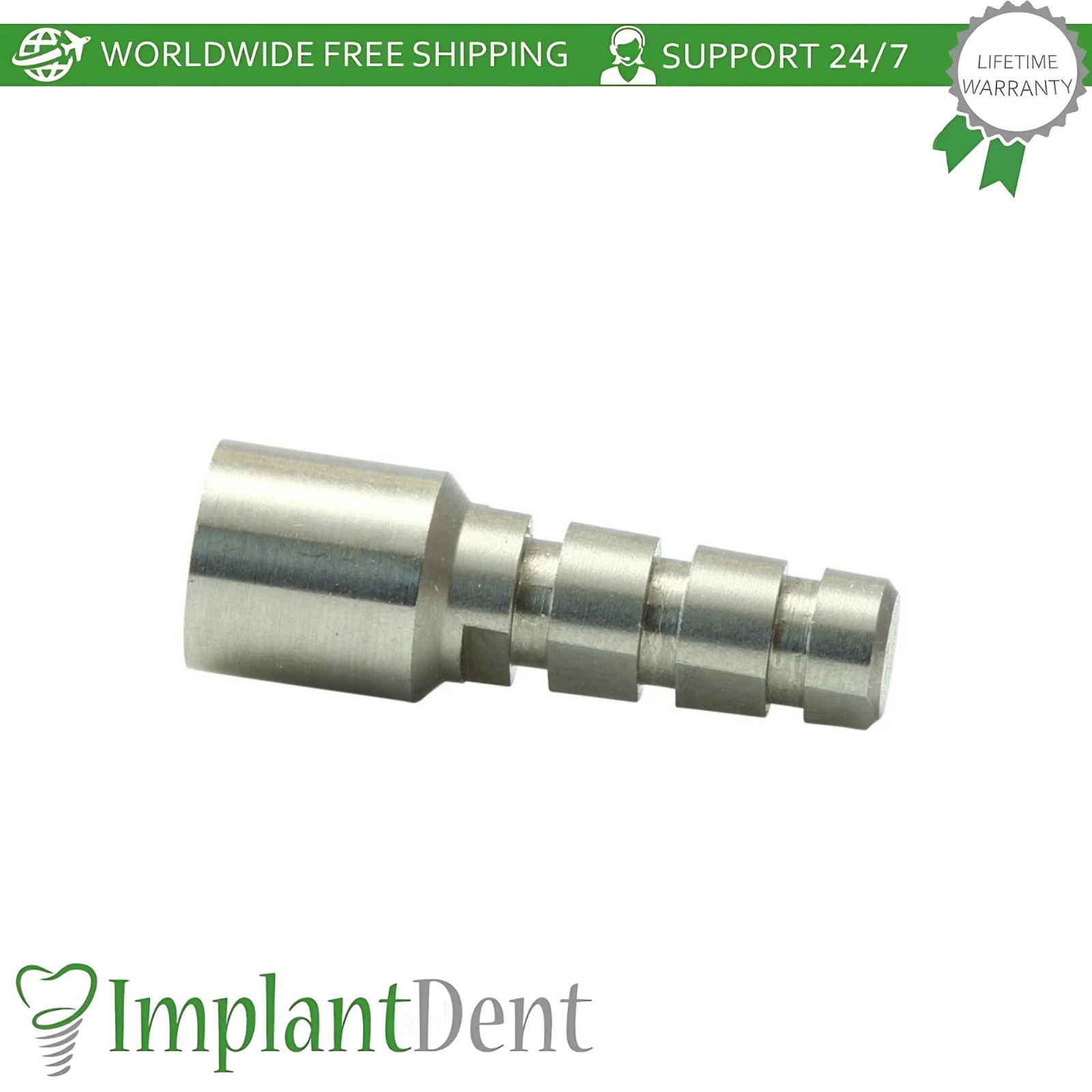 X50 Dental Fixture Analog Ø4.5mm Zimmer Biomet Compatible Int Hex 2.5mm Replica