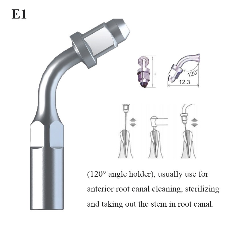 Dental Ultrasonic Scaler Tips Scaling Endo Perio Tips Fit EMS Woodpecker Handle
