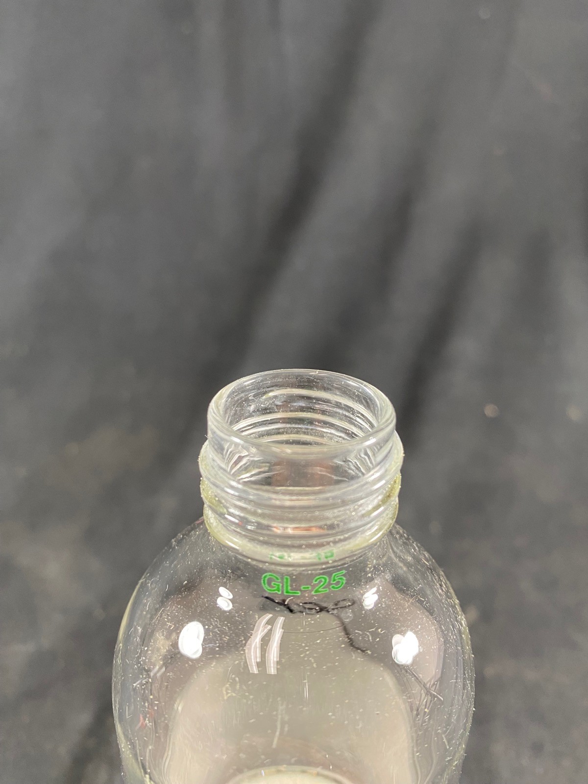 CHEMGLASS Glass 100mL GL-25 Coarse Frit Solid Phase Peptide Synthesis Vessel (A)