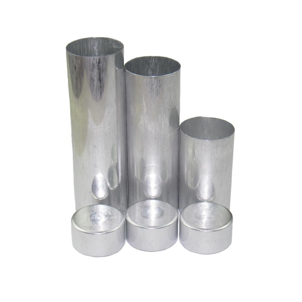 100pcs OD25mm Dental Aluminium Empty Cartridge Tubes for Valplast Flexible
