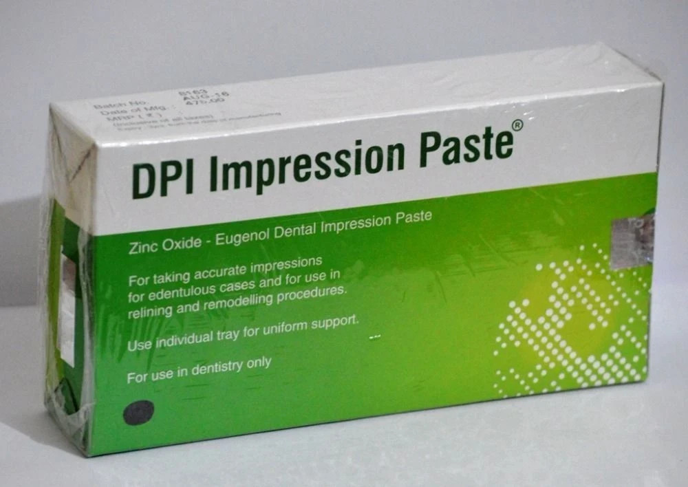 DPI Zinc oxide Impression Paste for complete denture wash impressions free ship