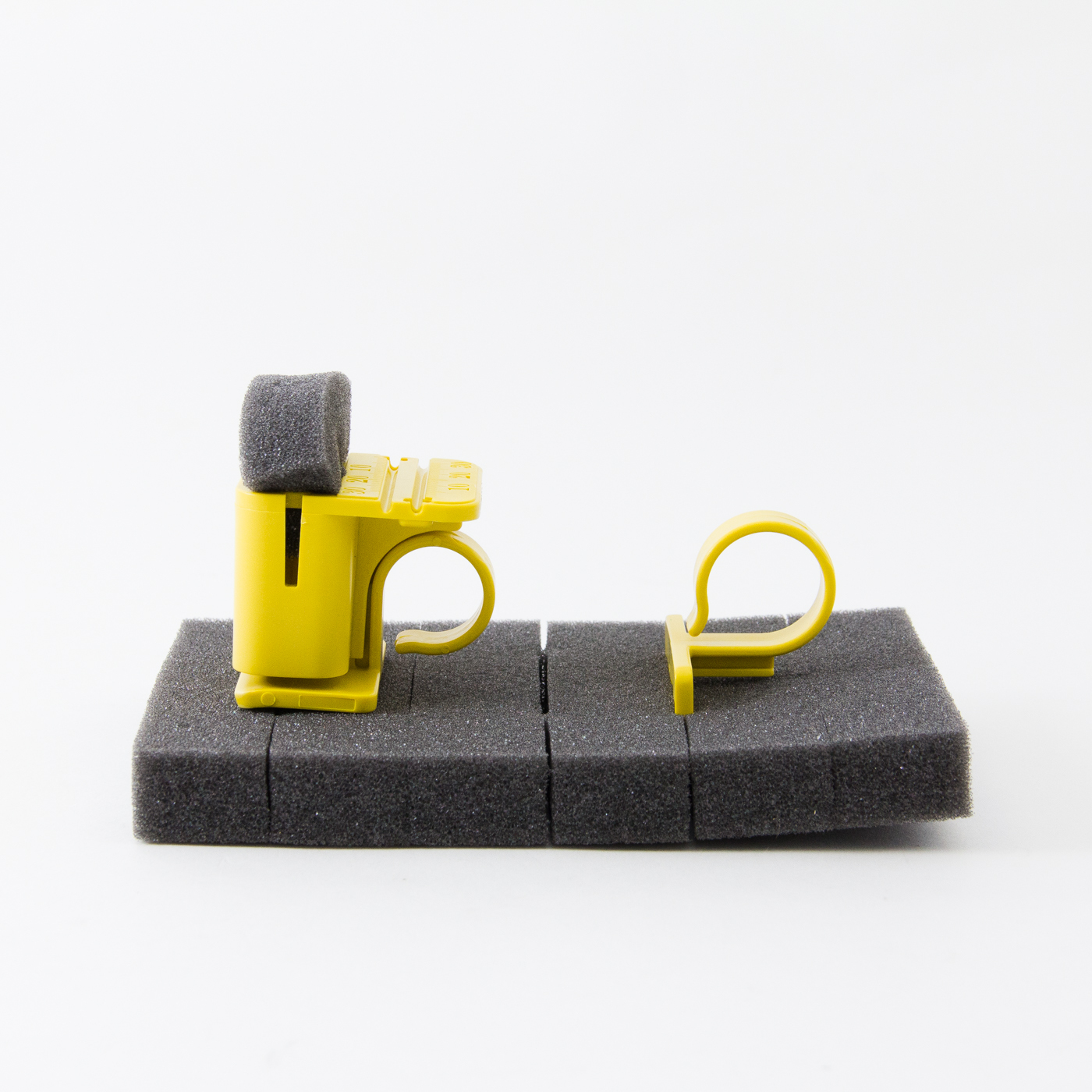 DENTAL ENDODONTIC ASSIST ORGANIZER WITH MEASURING GAUGE AUTOCLAVABLE YELLOW