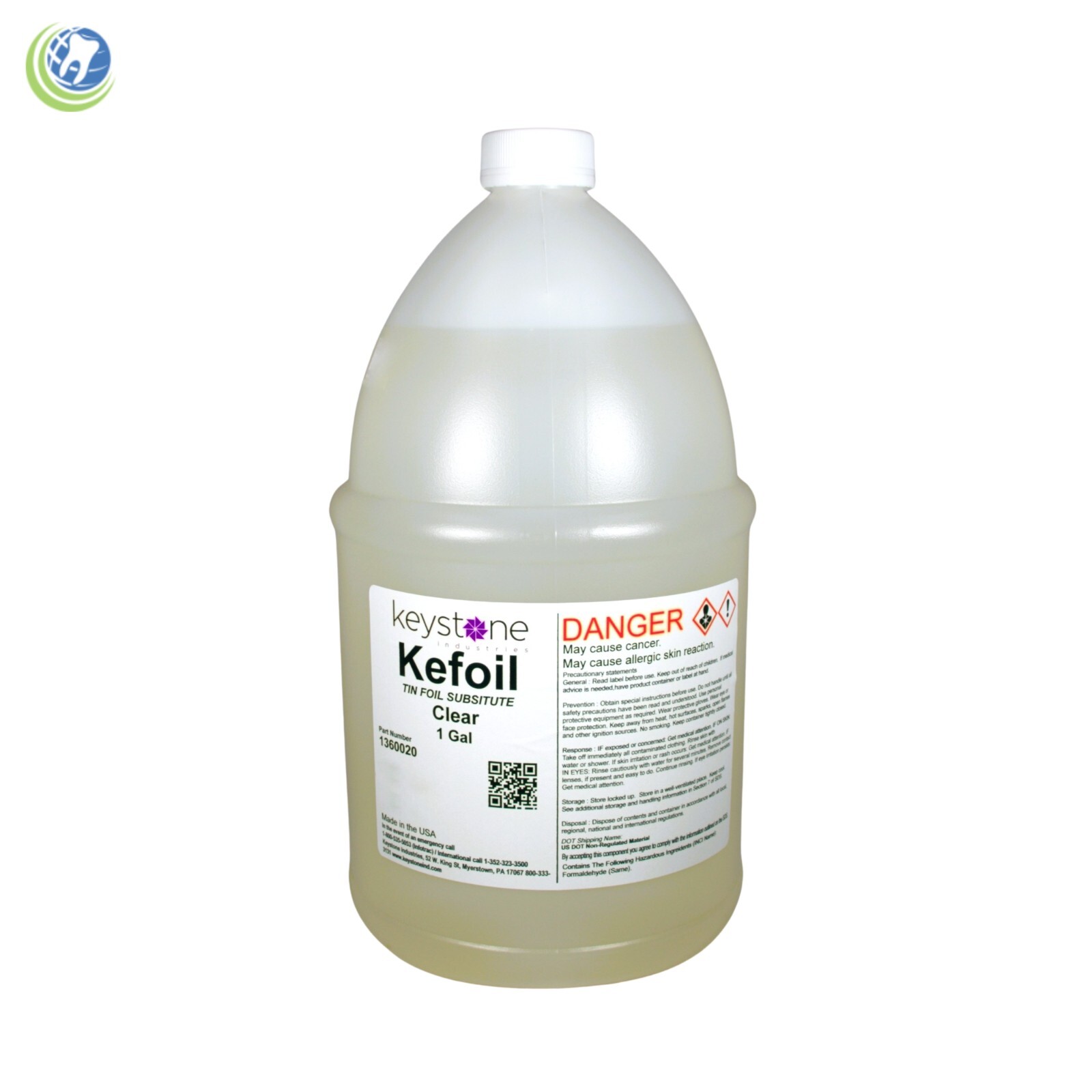 Dental Lab Kefoil Multi-purpose Clear Liquid Separator Foil Substitute 1 Gal