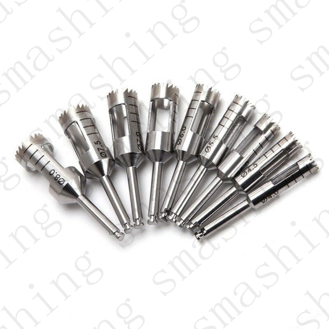 Dental Cutting Trephine Drill Bon Sharp Burr Planting Drills Harvest ITI NOB