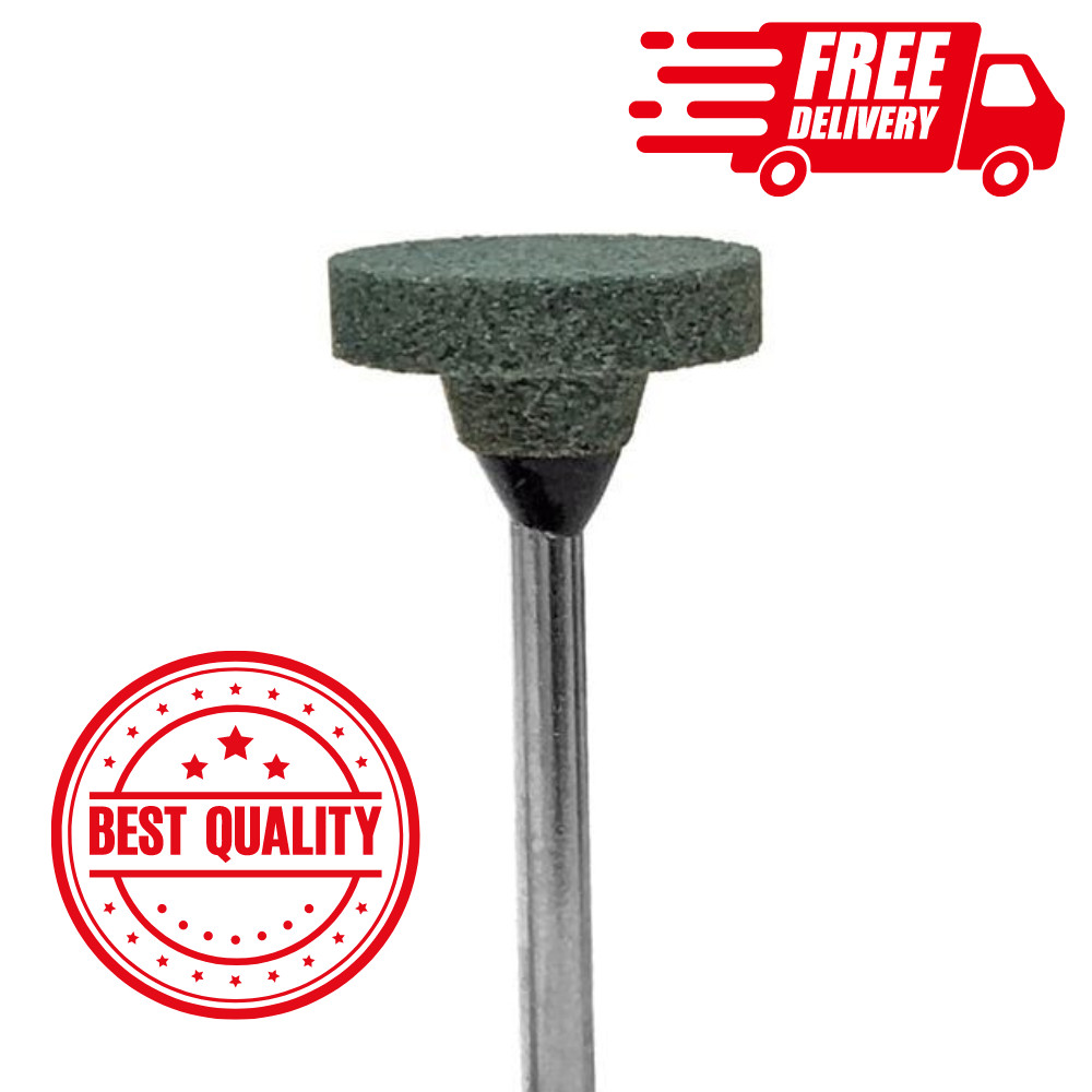 BesQual Green HP Mounted Grinding Stone G022 – Wheel / Square-Edge 100/Pk