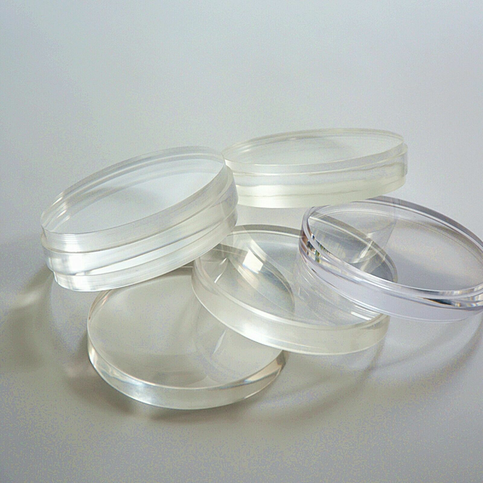 5Pcs Dental LAB PMMA Clear Blocks Disk Fit Wieland System Dental Lab 98*25mm