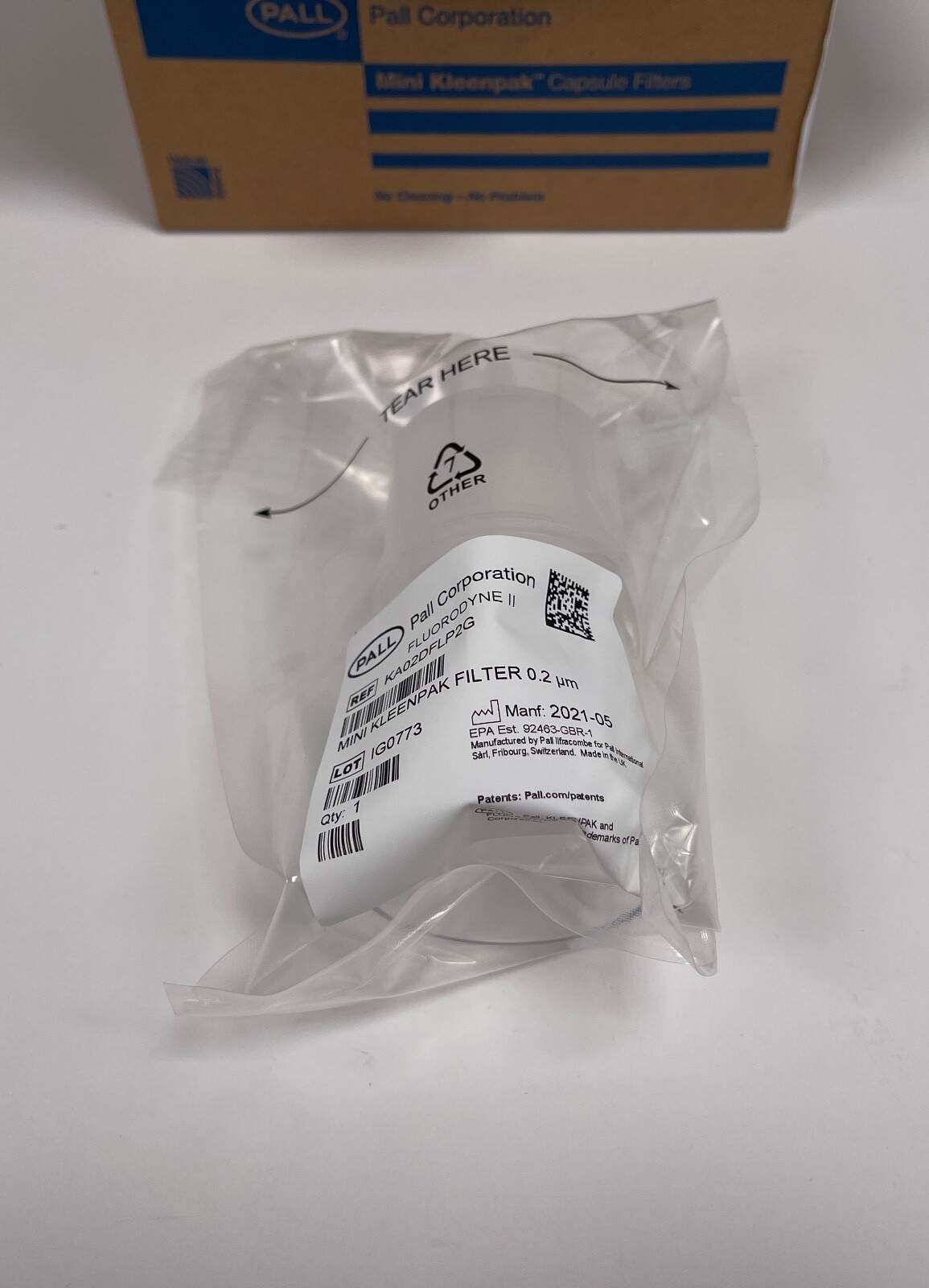 Pall Fluorodyne II Mini Kleenpak Filters KA02DFLP2G New
