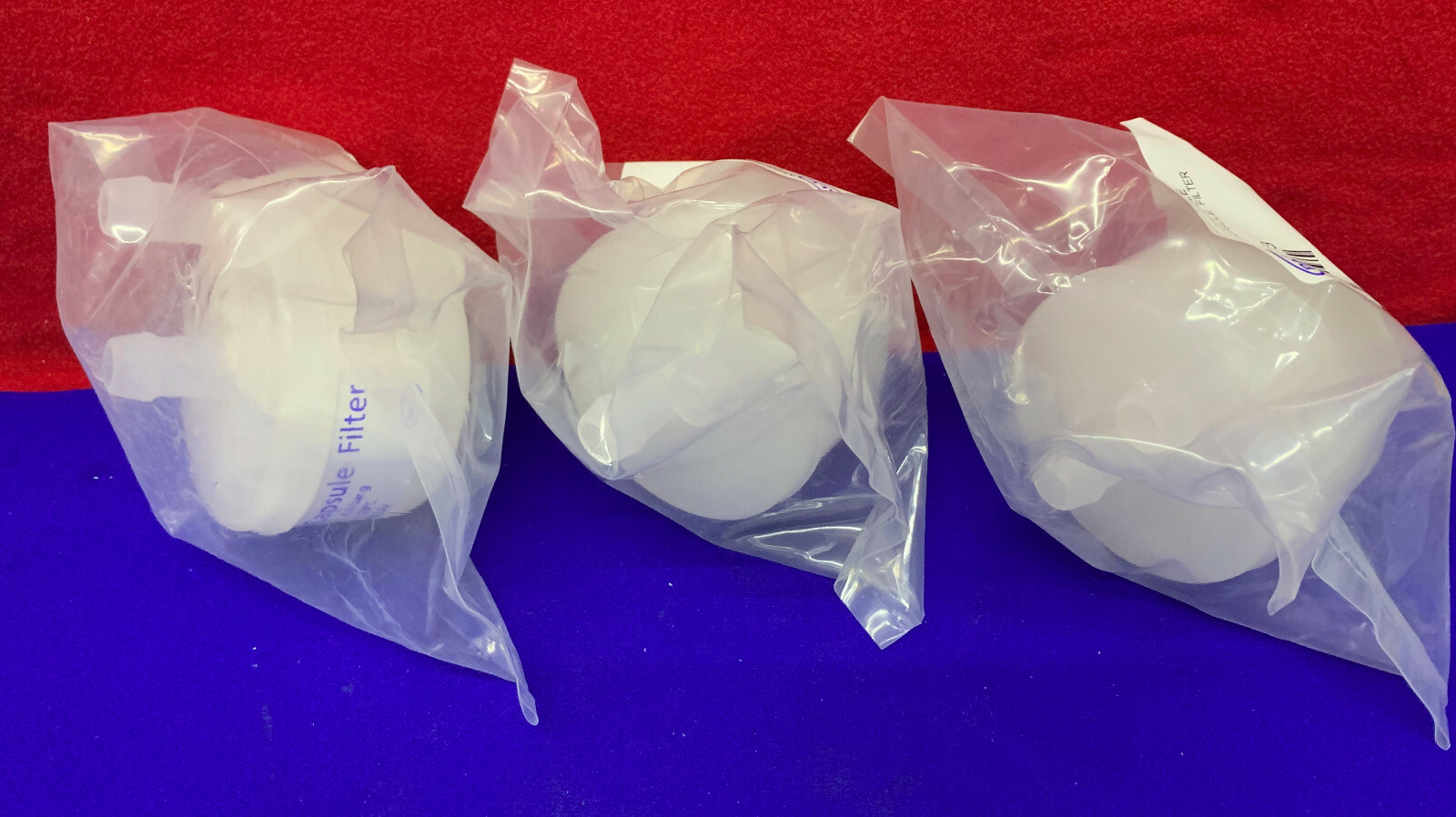 QTY 3 – PALL LIFE SCIENCES 12073 MINI PROFILE CAPSULE FILTERS