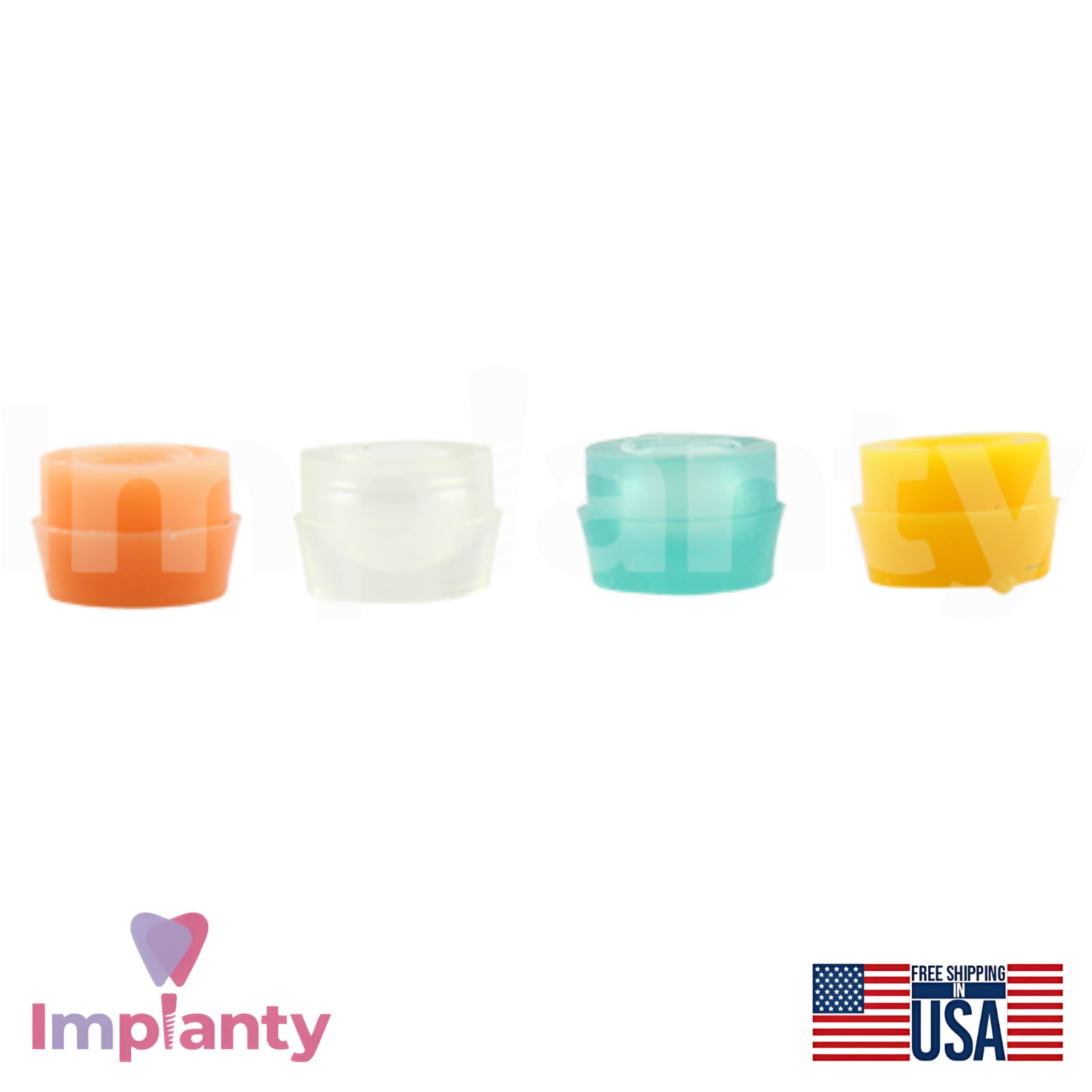 OT Cap Ball Attachment Micro Silicone Caps Kit Ø1.8mm Micro Diameter Dental Tool
