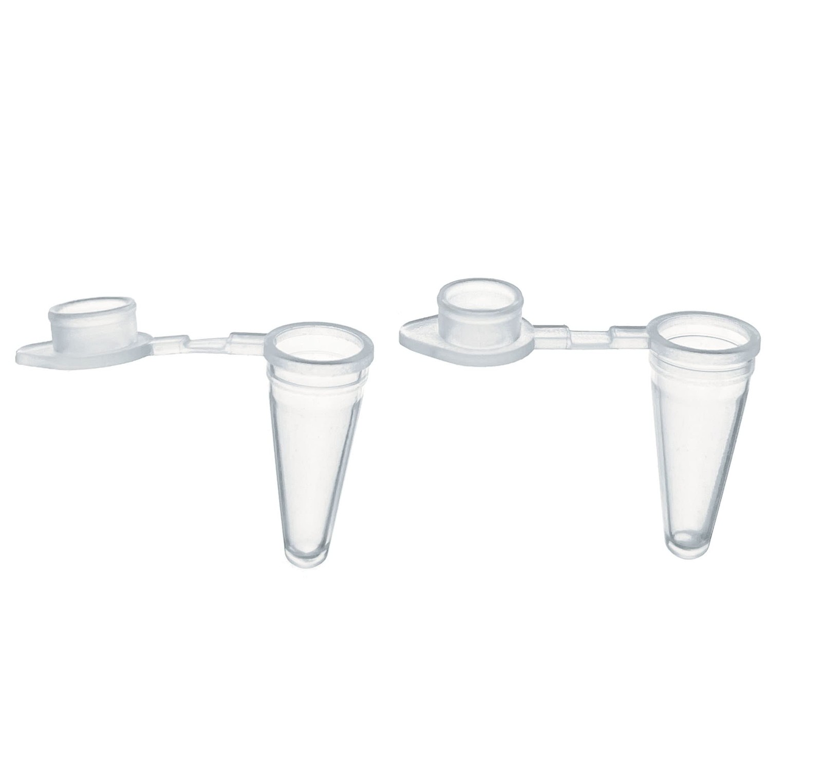 1000 PCS 0.1 ml Microcentrifuge Tube with Flat Cap PCR Reaction Laboratory