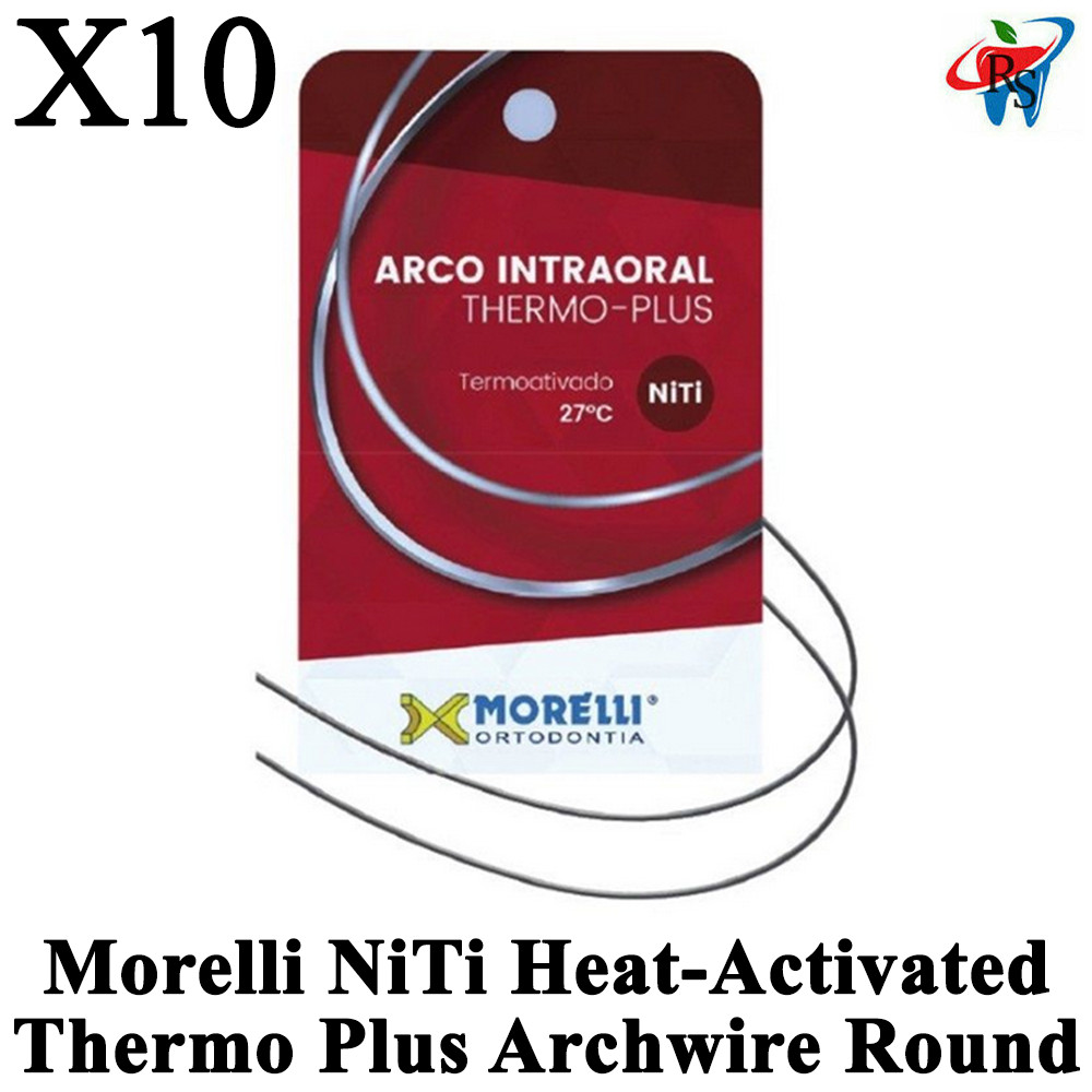 10pcs Dental Morelli NiTi Heat-Activated Thermo Plus Archwire Round Jaw